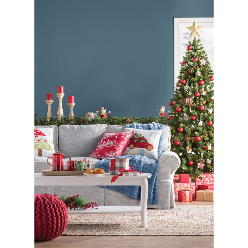 Mistana™ Destrie Handmade Braided Denim and Jute Blue/Beige Rug